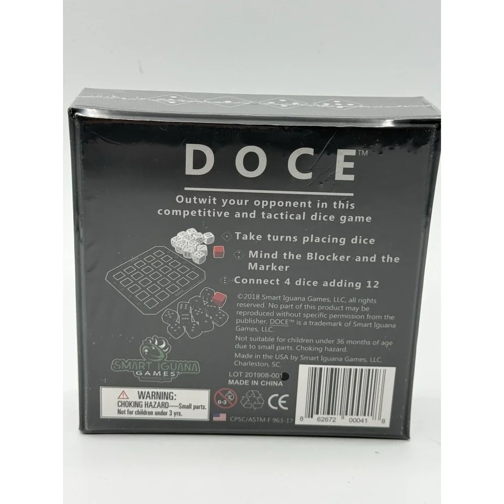 Doce- Math Dice Game- Use 4 Dice Adding to‎ 12 NEW Ages 9+